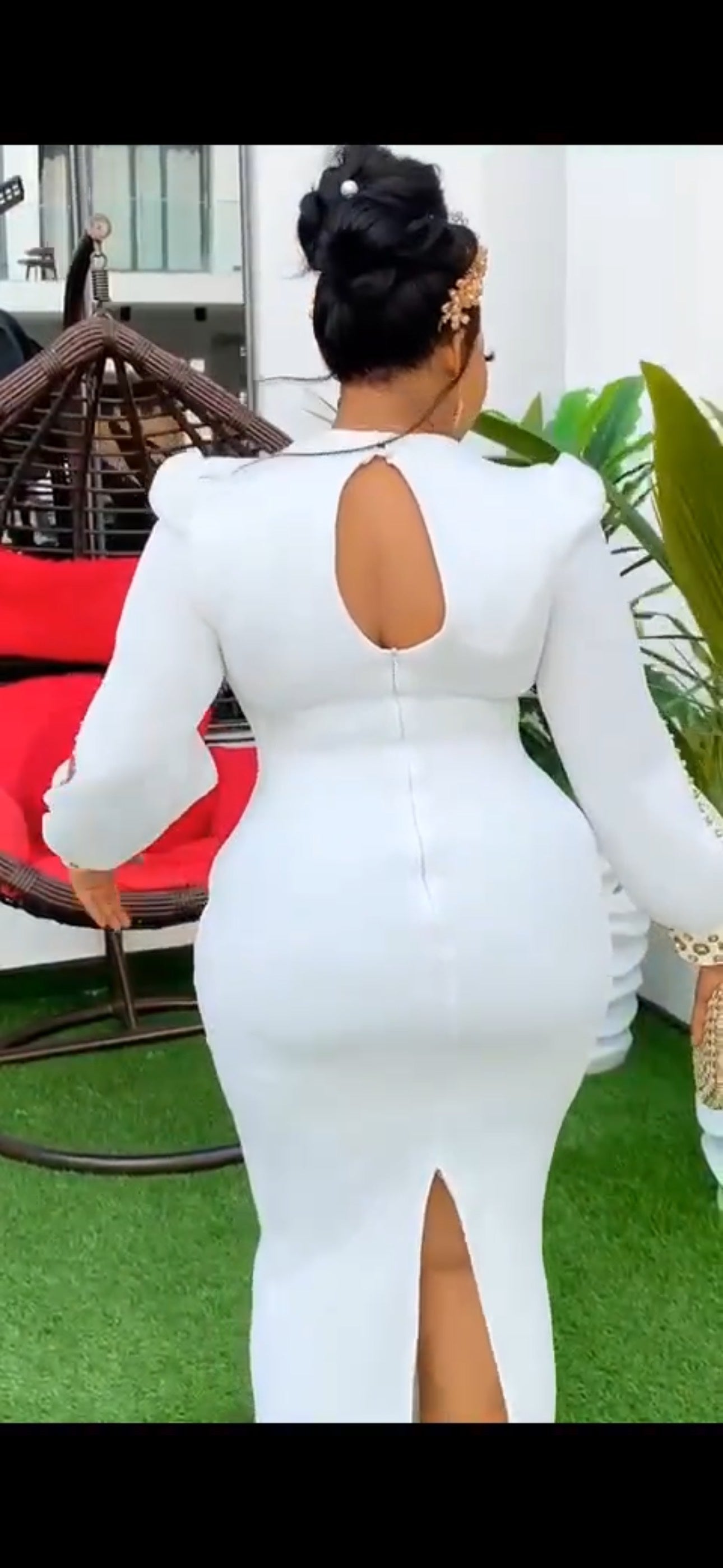 Uziya Luxe Dress (White)